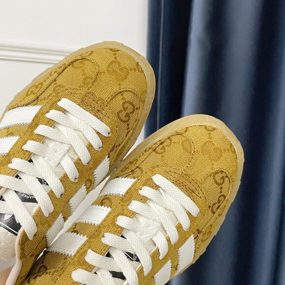 Adidas x Gucci Gazelle Sneaker Tan Monogram Womens - Picture 7 of 9